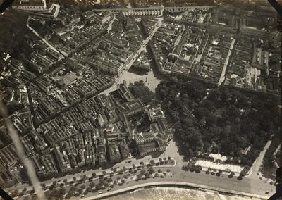 Vista aérea dos bairros da Glória, Lapa e Passeio Público