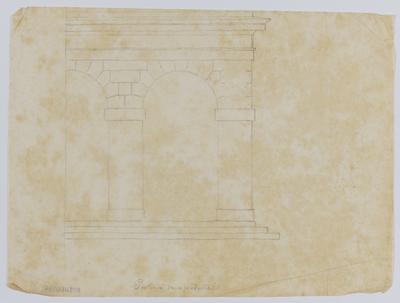 Portique sans piedestal