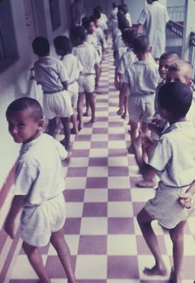 Crianças na Fundação Centro de Atendimento Socioeducativo ao Adolescente (Fundação CASA/SP), anteriormente chamada Fundação Estadual para o Bem Estar do Menor (FEBEM)