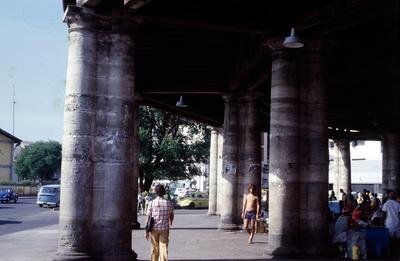 Edifício da antiga Alfândega - colunas de apoio da rotunda