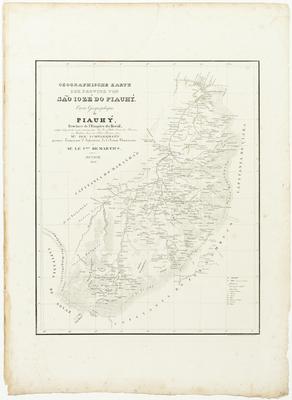 (Mapa geográfico da província de São José do Piauí)