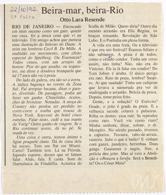 Beira-mar, beira-Rio