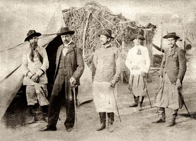 General C. Eugênio e seu estado-maior