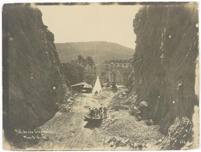 Obra de prolongamento da rua Guanabara, atual rua Pinheiro Machado