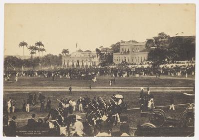 Visita do General Roca - parada militar