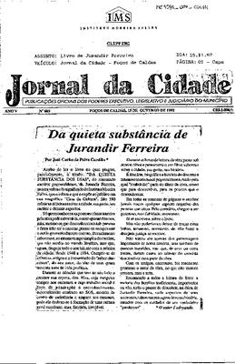 Da quieta substância de Jurandir Ferreira