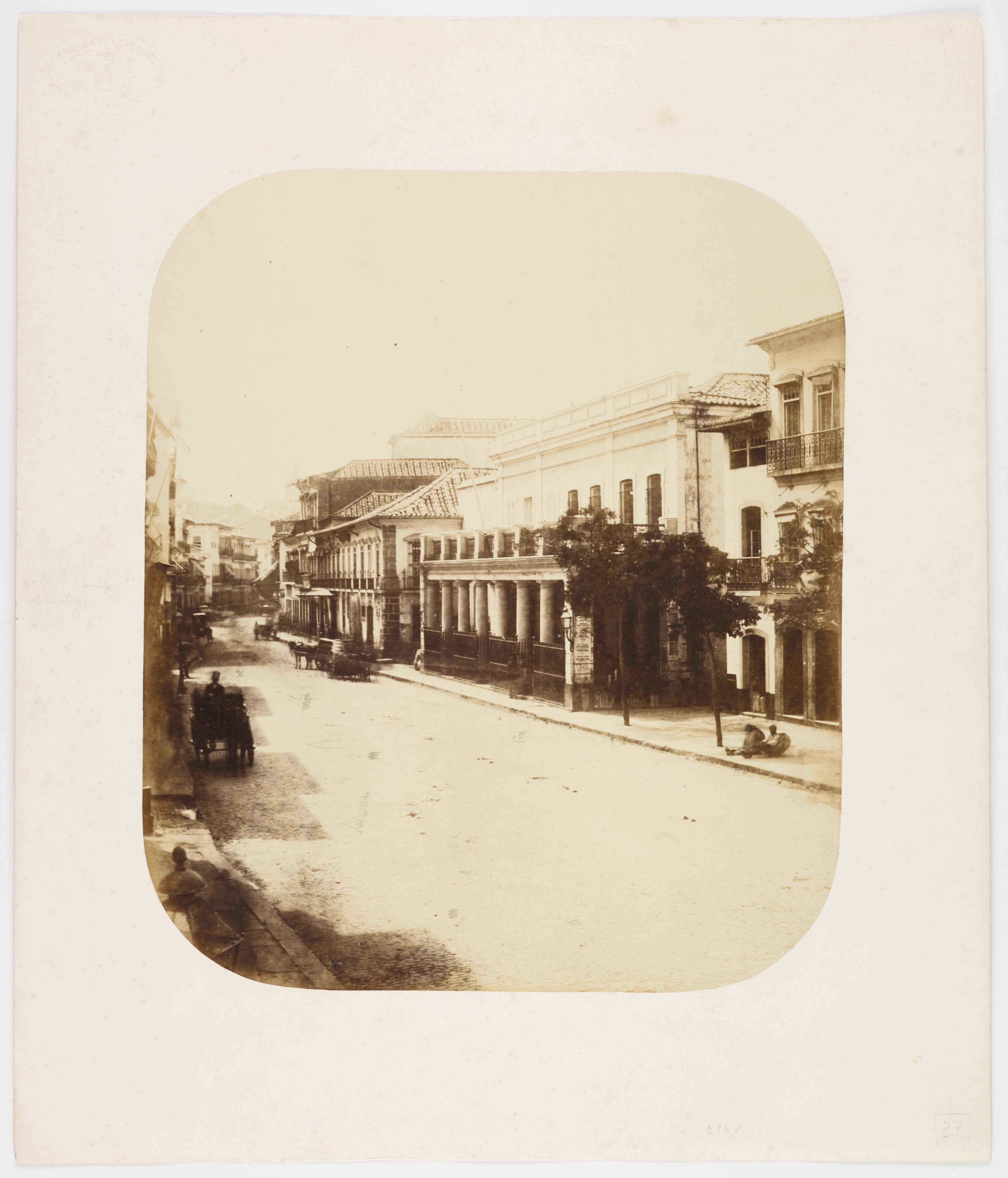 Rua Direita, atual rua Primeiro de Março