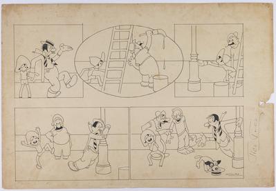 [Carrapicho e seu filho Jujuba]