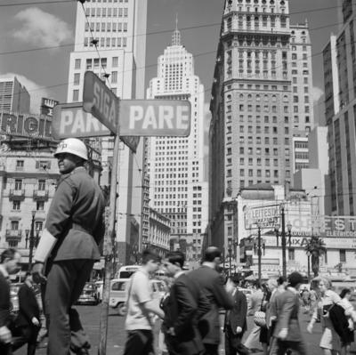 Vista da praça Antônio Prado