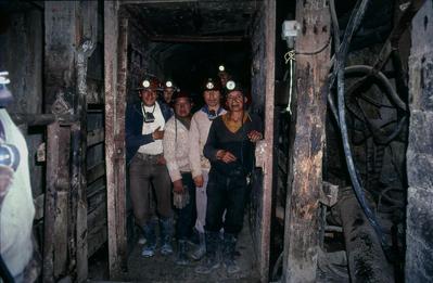 Série Bolívia - Mina de estanho Siglo XX