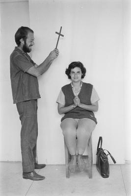 À esquerda está Jacó Sanowicz, amigo de Jorge Bodanzky e estudante da UnB