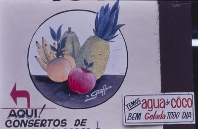 Flagrante de rua - placas, letreiros e cartazes