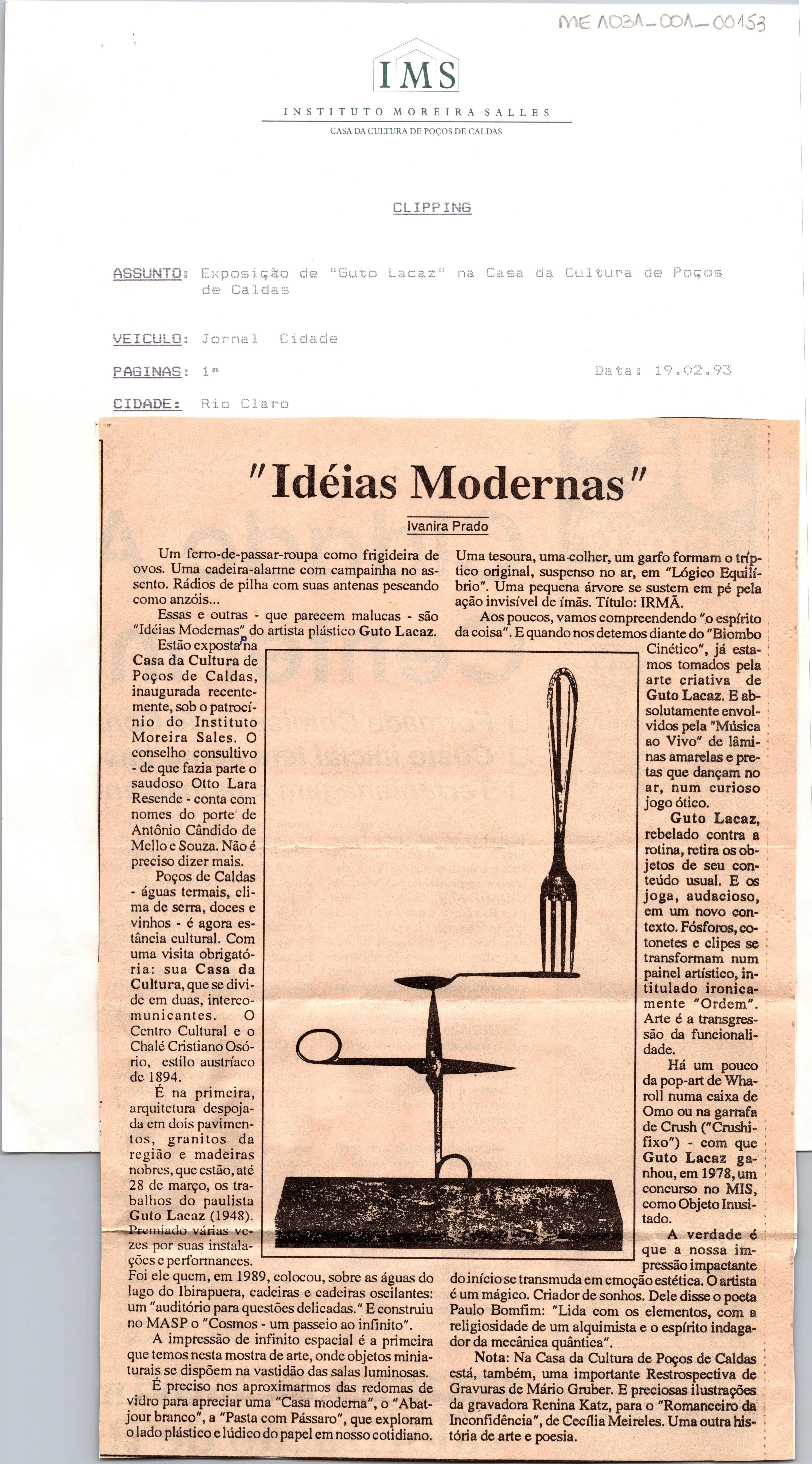 "Idéias Modernas"