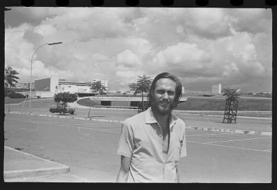 Brasília com Hermano Penna, filmagens para Aloísio Leite ou TV alemã