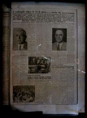 Getúlio Vargas e Café Filho (reprodução de periódico)