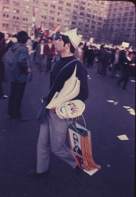 Manifestações a favor do governo de Salvador Allende