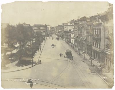 Trecho da praça Tiradentes