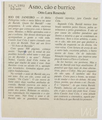 Asno, cão e burrice