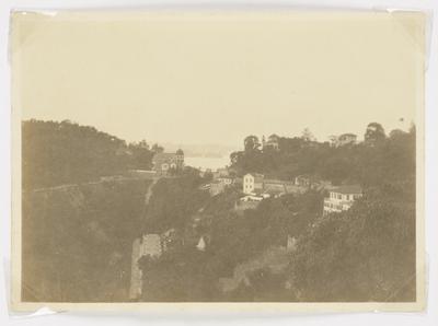 Santa Teresa, com a Estação do Curvelo ao fundo