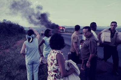 Incêndio em ônibus