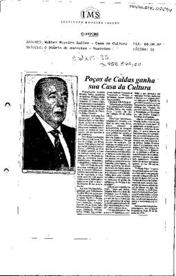 Poços de Caldas ganha sua Casa da Cultura