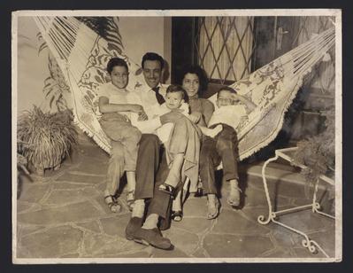 Blota Júnior, Sônia Ribeiro e filhos