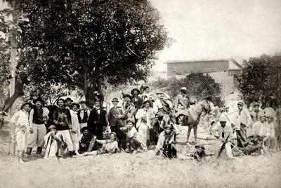 General C. Eugênio e oficiais em Queimadas