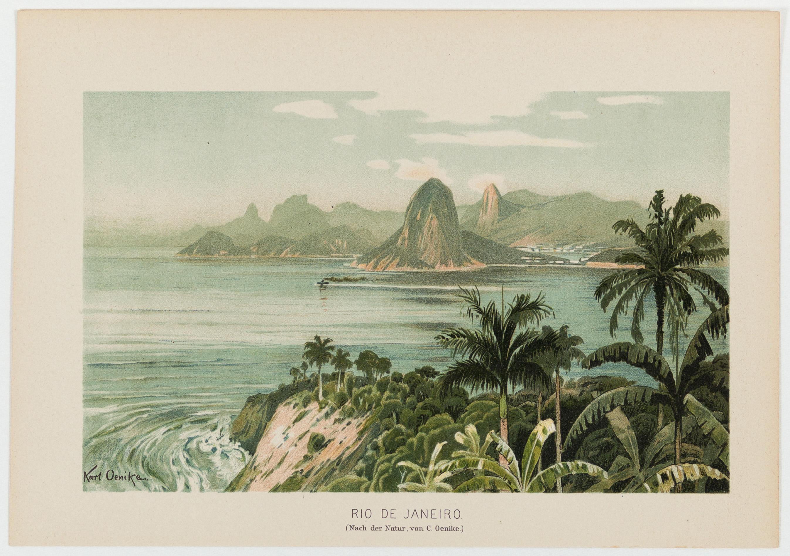 Rio de Janeiro. (Nach der Natur, von C. Oenike.)