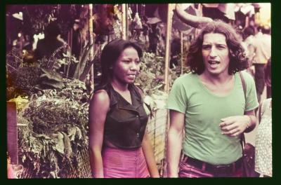 Teste de atriz com Edna de Cássia para o papel de Iracema no filme "Iracema: uma transa amazônica"