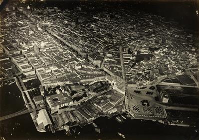 Vista aérea da Praça Mauá