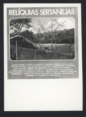 “Relíquias sertanejas” (capa de disco)