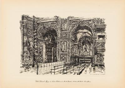 Vista Lateral, Igreja de Nossa Senhora do Monte Serrate, Abadia de São Bento - Rio de Janeiro.