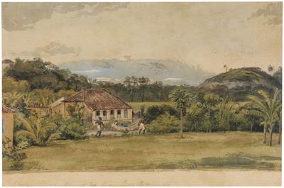 (Serra dos Órgãos vista do Rio Comprido)