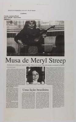 Musa de Meryl Streep: Professora de violino que inspirou o filme 'Música do cora-;ção' fala sobre projeto assistencial no Harlem