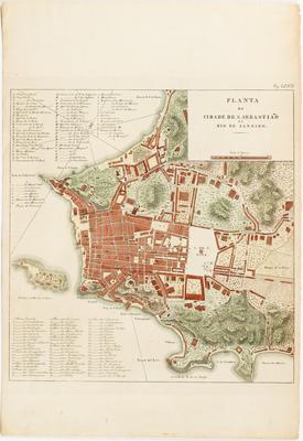 Planta da cidade de S. Sebastião do Rio de Janeiro