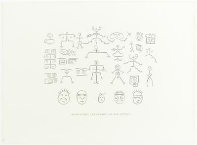 (Esculturas nas rochas do Rio Japurá)