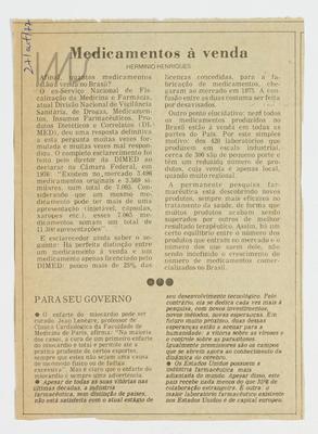 Medicamentos à venda