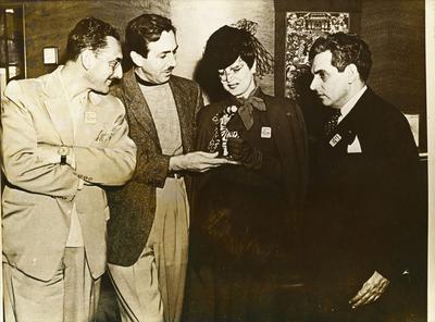 Ary Barroso, Walt Disney, Adalgisa Nery e Lourival Fontes