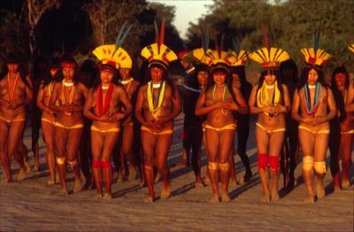 Série Xingu - Mulheres na cerimônia do Yamaricumã