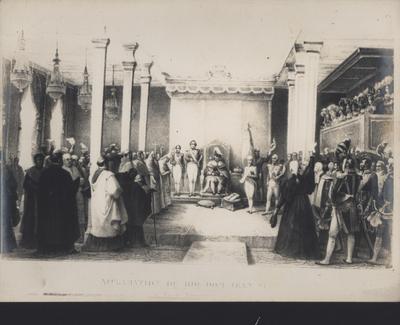 Aclamação de Dom João VI (pintura - reprodução)