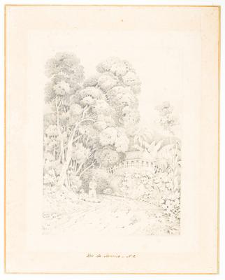 [Dois homens descansando na estrada]