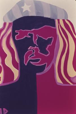 Reprodução de cartaz feito por artistas chilenos