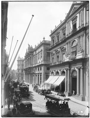 Rua Direita, atual rua Primeiro de Março