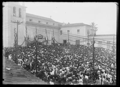 Morro do Castelo - Igreja de São Sebastião dos Capuchinhos; transladação dos restos mortais de Estácio de Sá