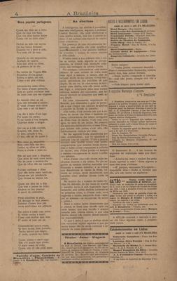 A Brazileira -  Orgão de Propaganda da Casa Especial de Café do Brazil