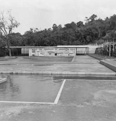 Residência de Francisco Pignatari, atual Parque Burle Marx, projeto de Oscar Niemeyer e Burle Marx