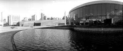 Vista externa do Memorial da América Latina