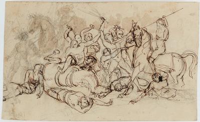 [Estudo para uma cena de batalha]