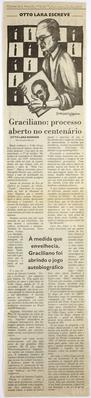 Graciliano: processo aberto no centenário