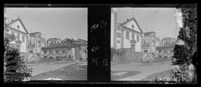 Igreja de Santo Inácio do Colégio dos Jesuítas e a entrada do Observatório Nacional